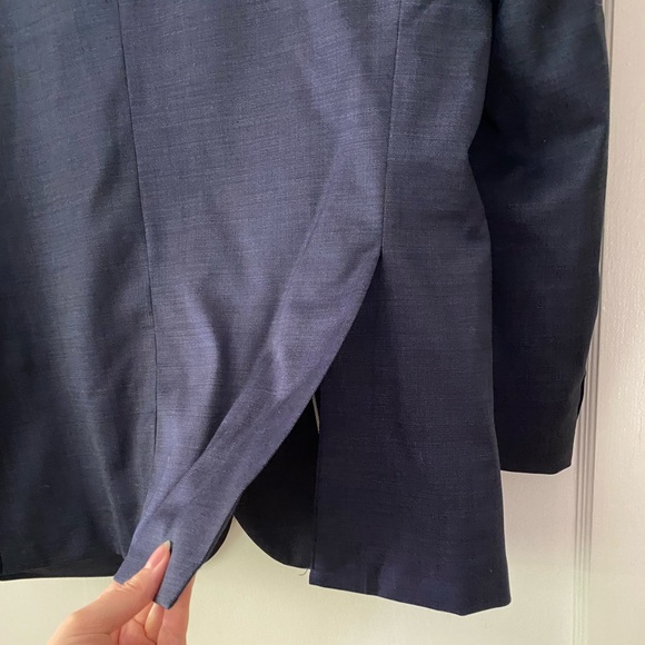 Kenneth Cole Navy Suit Blazer Jacket sz 42R - Picture 9 of 13
